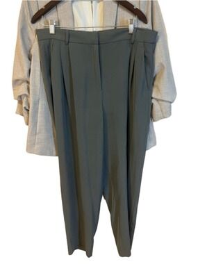 Women's H&M Green/Gray Trousers